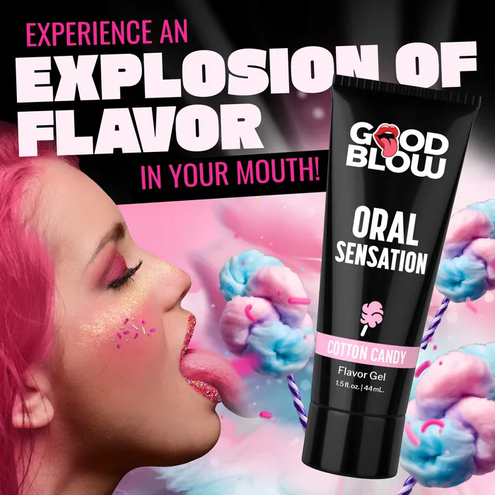 Oral Sensation Flavor Gel POP Display StrawberryCotton Candy XR Brands Enhancers Oral Sensation Flavor Gel POP Display StrawberryCotton Candy XR Brands Enhancers
