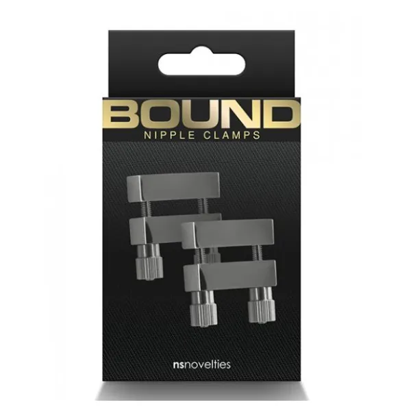 OSAS Nipple Clitoral Toys Bound Nipple Clamps V1 Gunmetal OSAS Nipple Clitoral Toys Bound Nipple Clamps V1 Gunmetal