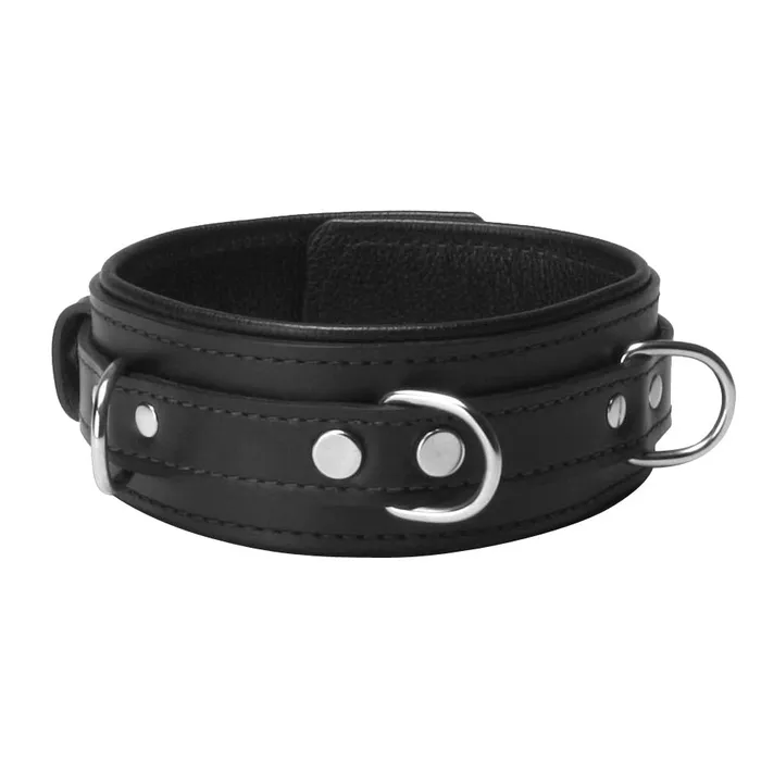 Restraints XR Brands Strict Leather Premium Locking Collar