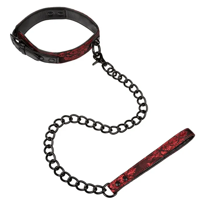Scandal Collar with Leash Red onestopadultshopau Vibrators