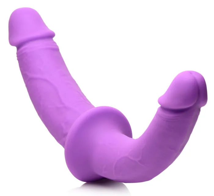 Silicone Double Dildo with Harness XR Brands Female Sex Toys