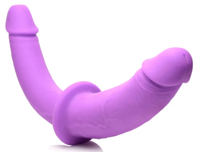 Silicone Double Dildo with Harness XR Brands Female Sex Toys