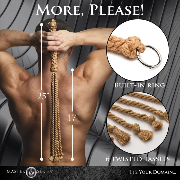 Swashbuckler Rope Flogger XR Brands Vibrators