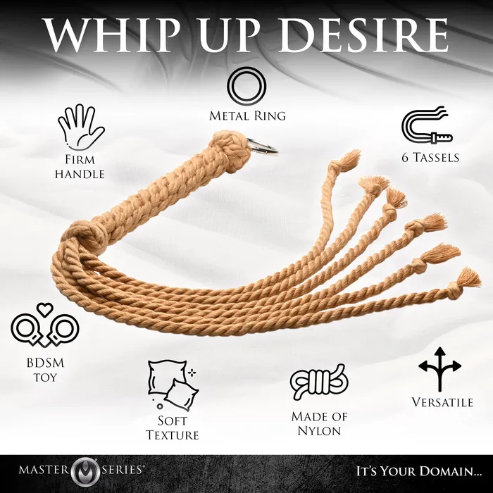 Swashbuckler Rope Flogger XR Brands Vibrators