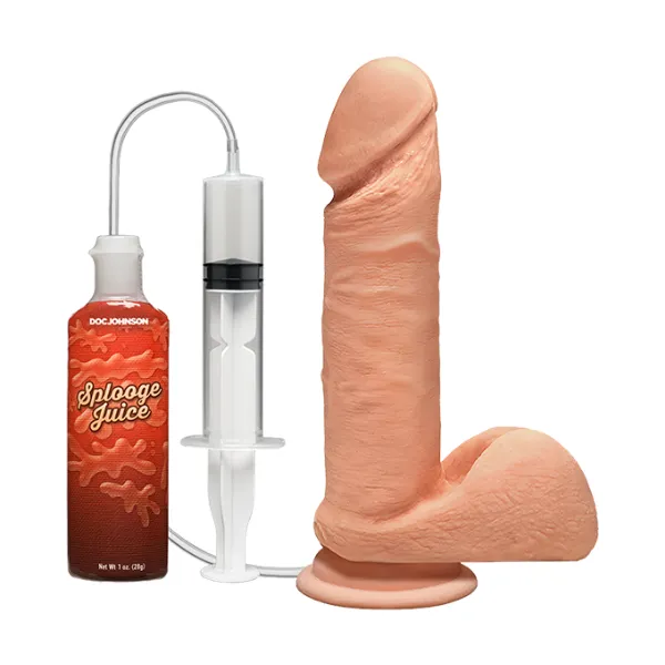 The D Perfect D Squirting 7 with Balls Doc Johnson Dildos