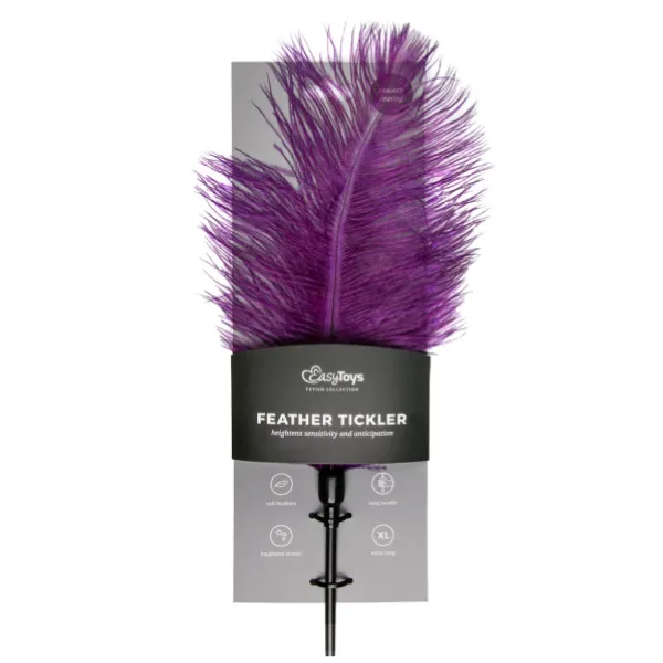 Vibrators One Stop Adult Shop Feather Tickler Purple