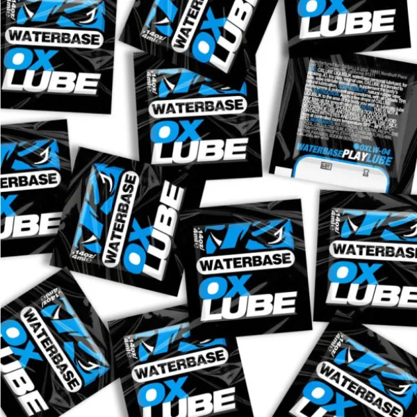 Vibrators One Stop Adult Shop LIQUISLIK Waterbased OXLube 50 Pk Sachets