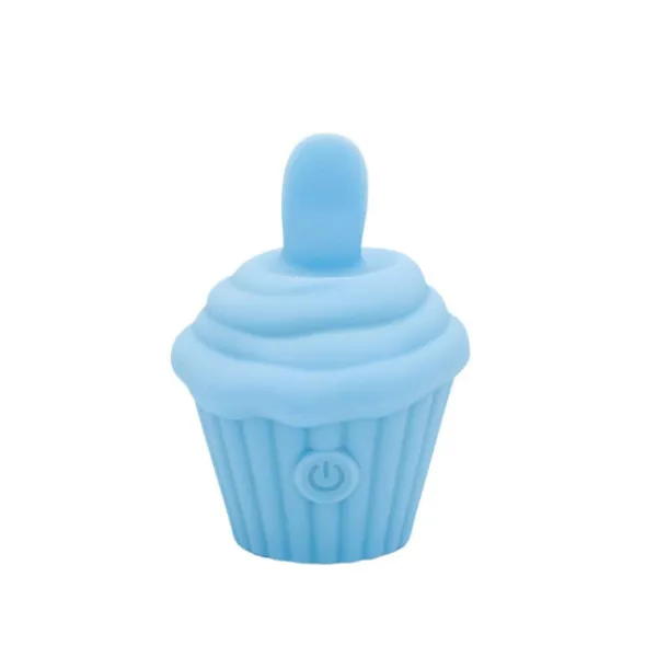 Vibrators OSAS Cake Eater Clit Flicker Stimulator Blue