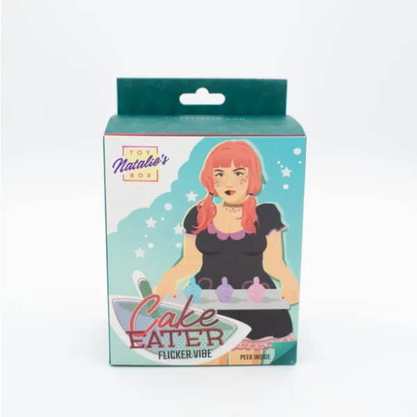 Vibrators OSAS Cake Eater Clit Flicker Stimulator Blue