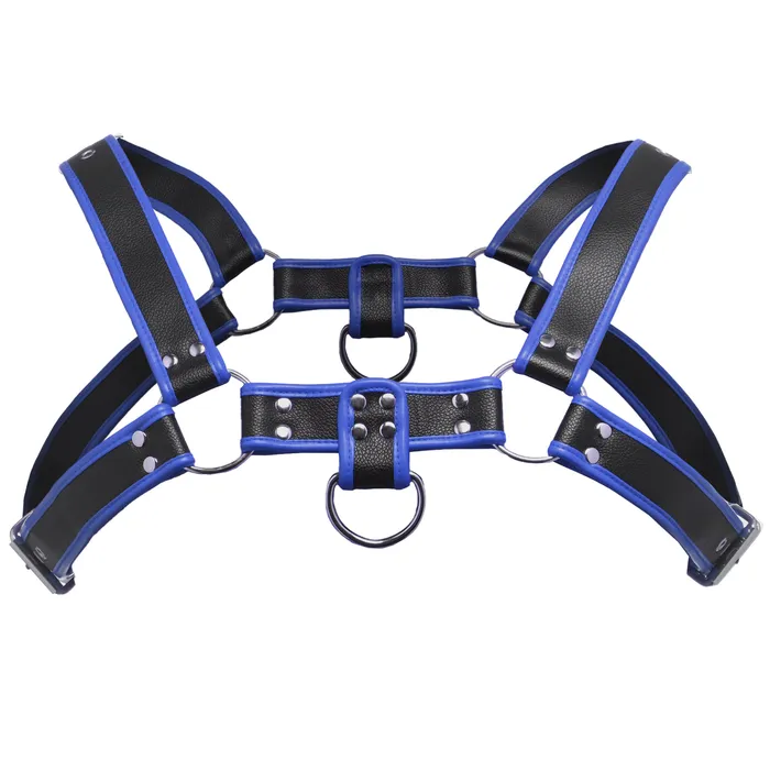 Vibrators XR Brands Bulldog Harness Blue