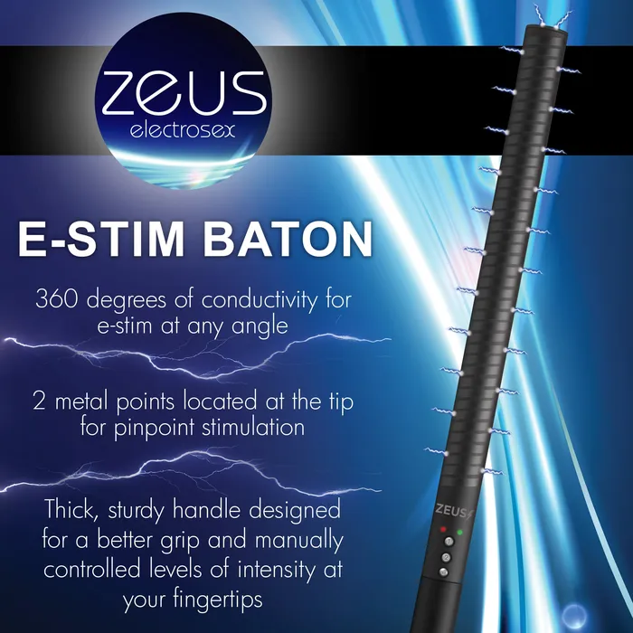 Vibrators XR Brands Estim Baton