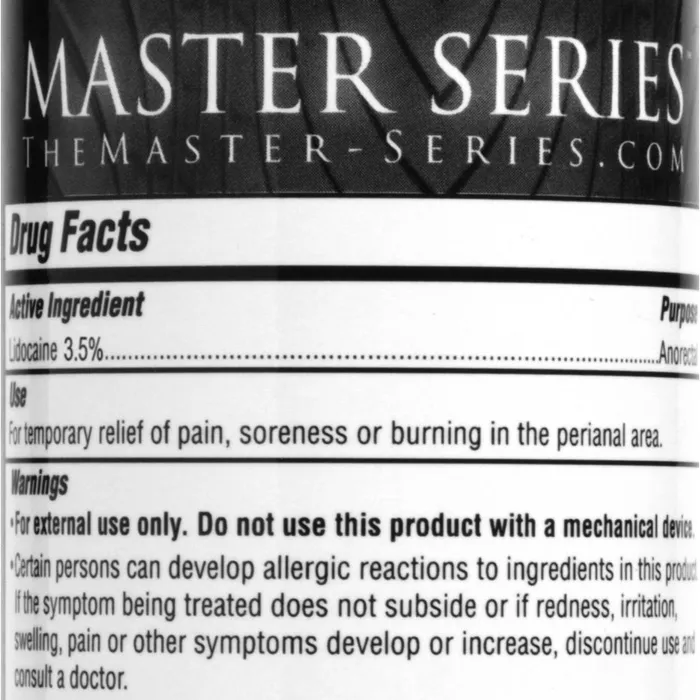 Vibrators XR Brands Jizz Cum Scented Desensitizing Lube 85 oz