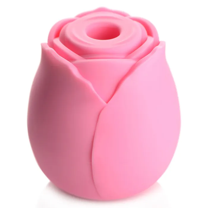 Vibrators XR Brands The Rose Lovers Gift Box 10x Clit Suction Rose Pink