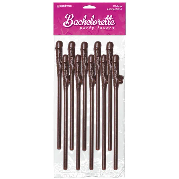 Windsor Vibrators Bachelorette Party Favors Dicky Sipping Straws