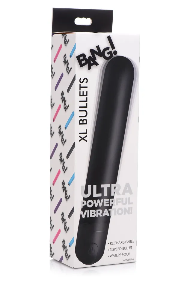 XL Bullet Vibrator Black XR Brands Vibrators