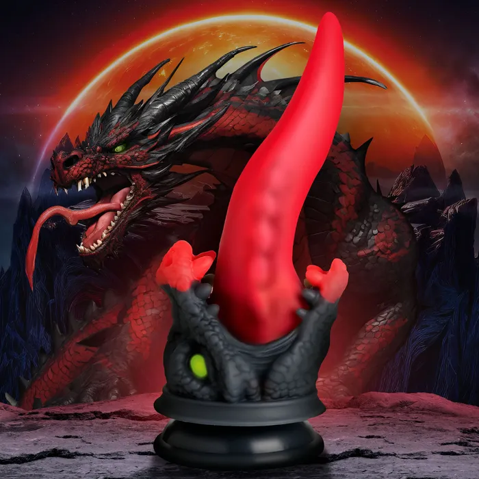 XR Brands Dildos Dragon Roar Silicone Dildo