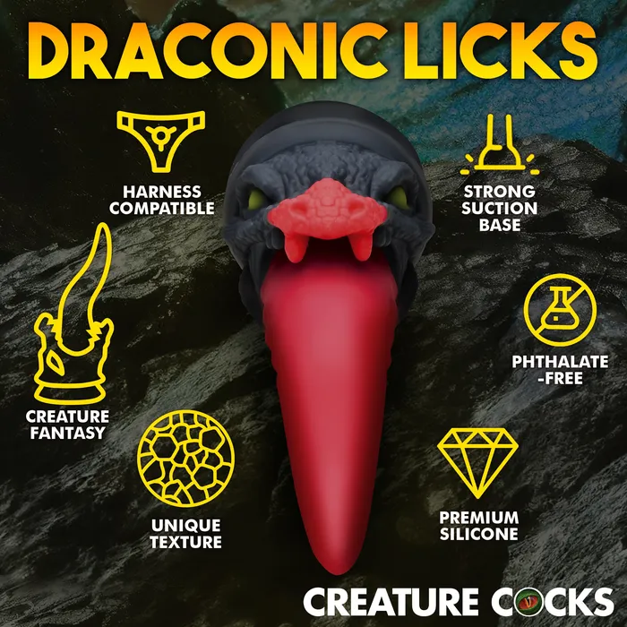 XR Brands Dildos Dragon Roar Silicone Dildo
