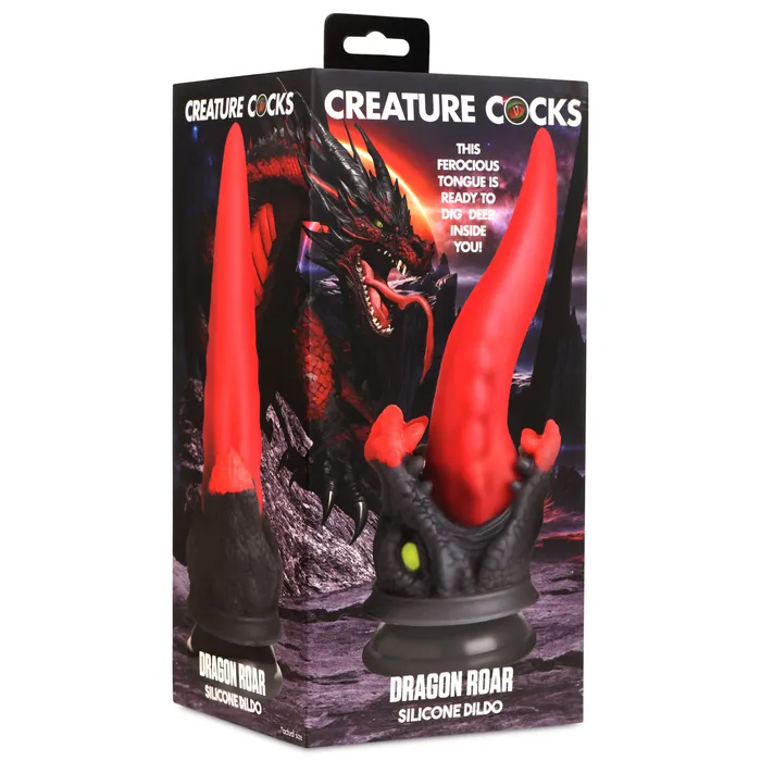 XR Brands Dildos Dragon Roar Silicone Dildo