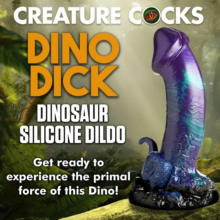 XR Brands DinoDick Silicone Dildo Large Dildos