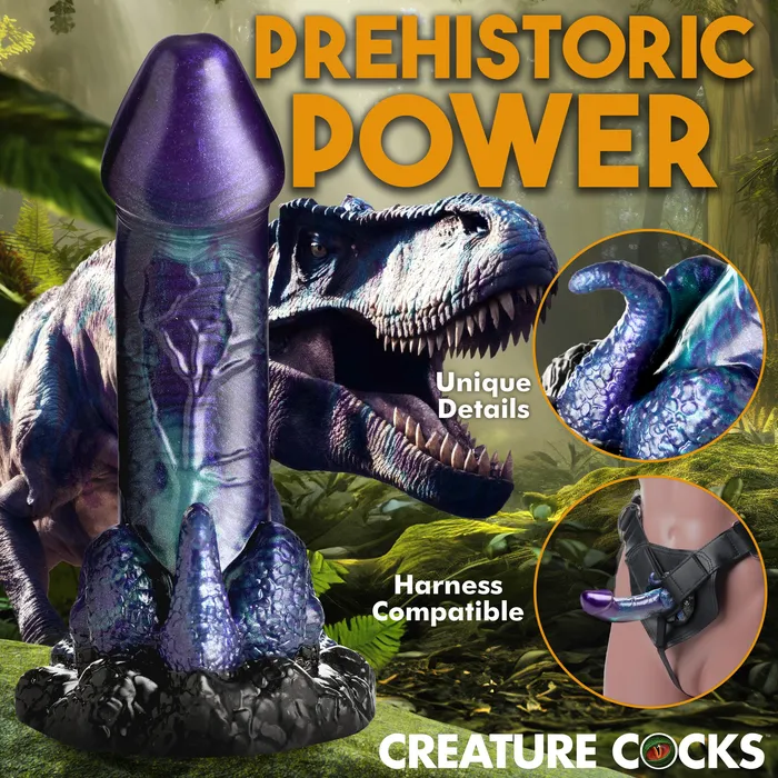XR Brands DinoDick Silicone Dildo Large Dildos