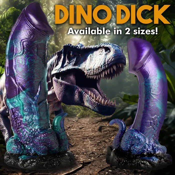 XR Brands DinoDick Silicone Dildo Large Dildos