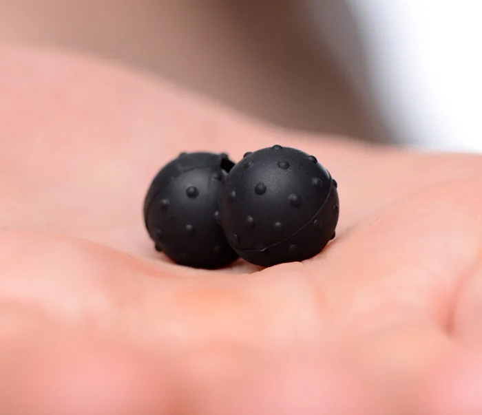XR Brands Dragons Orbs Nubbed Silicone Magnetic Balls Dildos