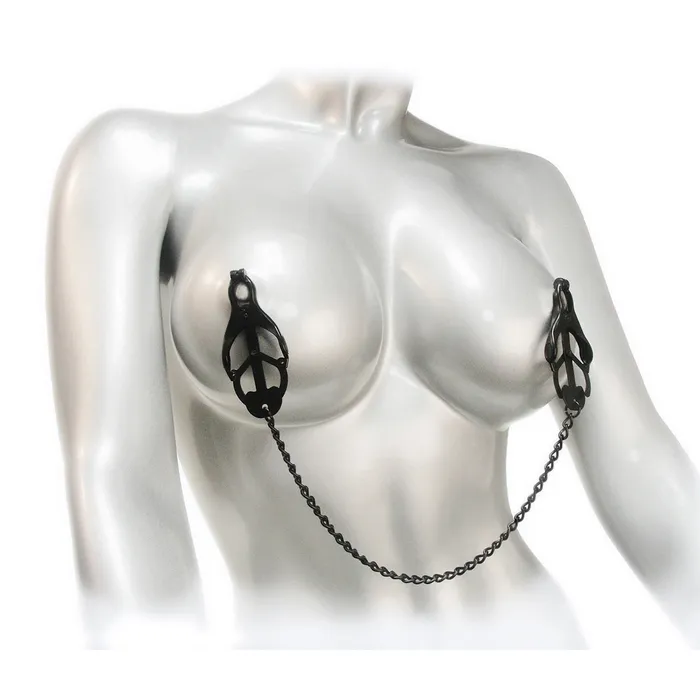 XR Brands Nipple Clitoral Toys Monarch Noir Nipple Vice