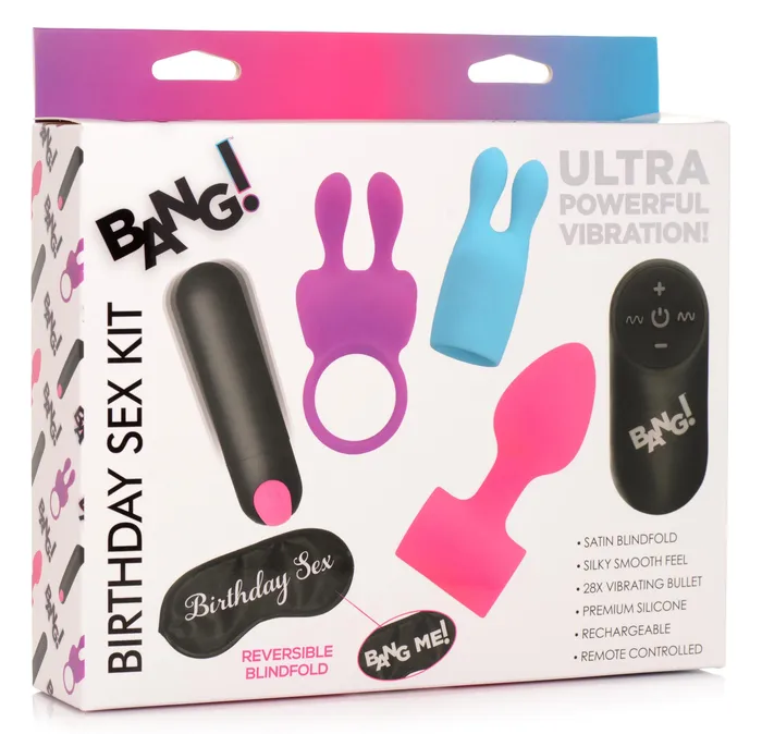XR Brands Remote Control Birthday Sex Kit Couples