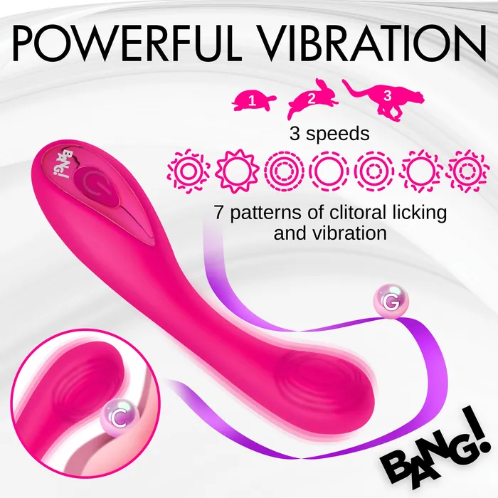 XR Brands Vibrators GSpot Silicone Vibrator Pink