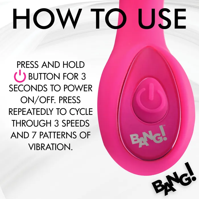 XR Brands Vibrators GSpot Silicone Vibrator Pink