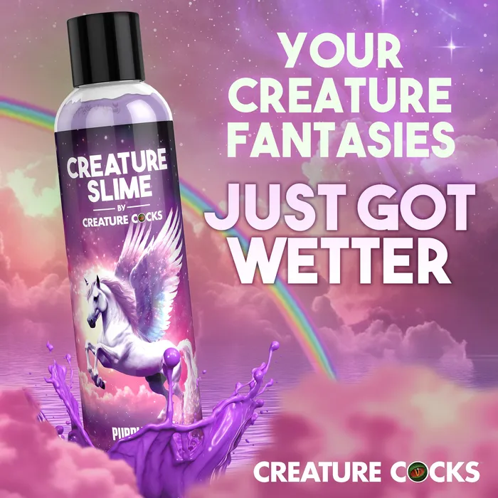 XR Brands Vibrators Purple Creature Slime WaterBased Lubricant 8oz