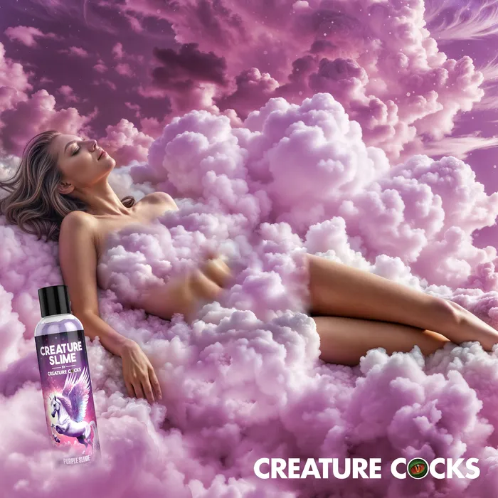 XR Brands Vibrators Purple Creature Slime WaterBased Lubricant 8oz
